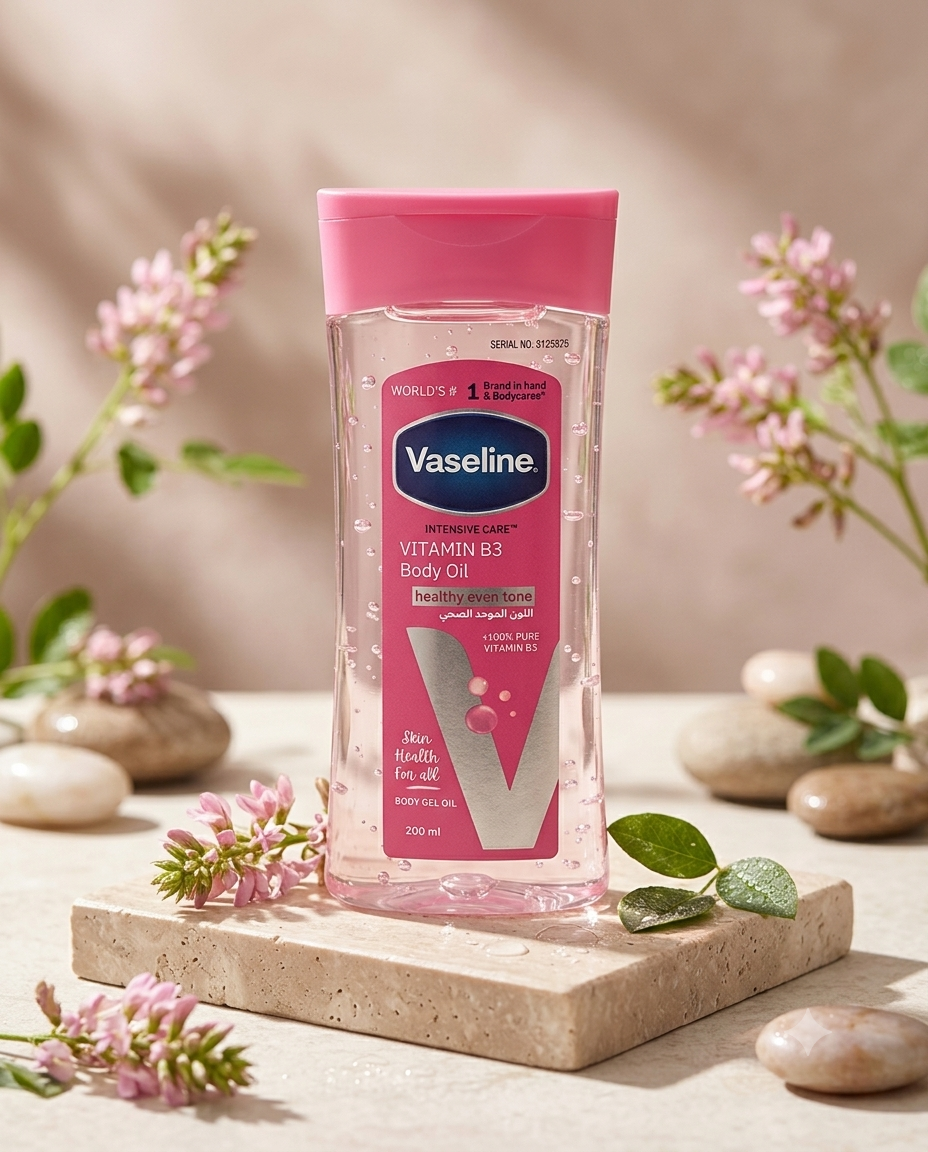 Vaseline Intensive Care Vitamin B3 Body Gel Oil (200ml)