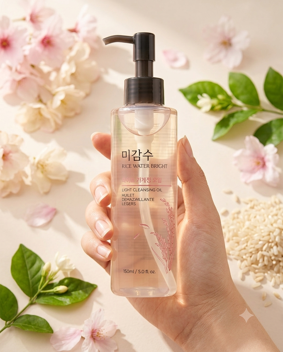 THE FACE SHOP Rice Water Bright Light Cleansing Oil (150ml / 5.0 fl. oz.)
