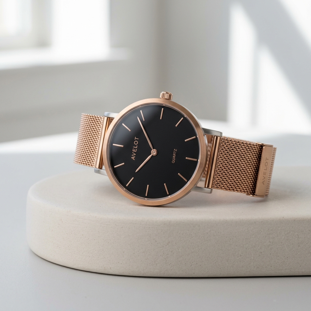 Avelot Minimalist Milanese Quartz Watch